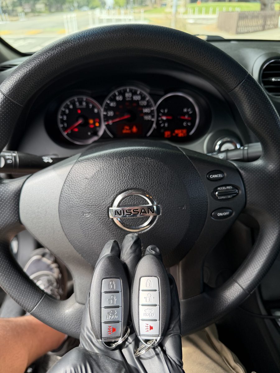 Nissan key fobs programmed at the customer's location